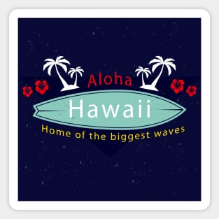 Hawaii: Home of the biggest waves Magnet